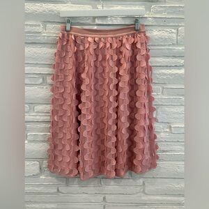 NWOT Ann Taylor A-line Pink Flirt Skirt - Small